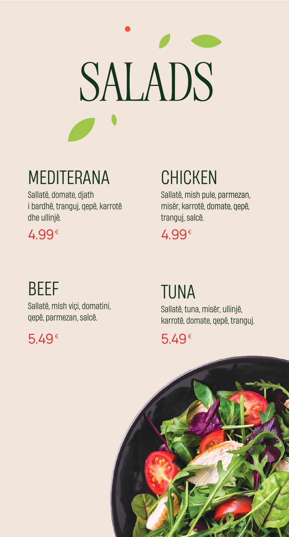 Menu 15